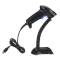 2D Handheld Wired Barcode Scanner With Stand USB 1D / 2D QR Code & Barcode Reader YHD 1100D. 