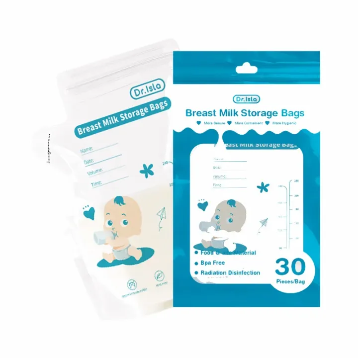 Vorix%20Dr.isla%20250ml/30Pcs%20Breast%20milk%20storage%20bag%20Disposable%20small%20capacity%20frozen%20milk%20storage%20bag%20BPA%20Free%20-%20Image%207