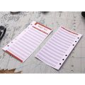 Expense Tracker Budget Sheets with Hole 24Pcs Loose Leaf Cash Money Envelop for A6 Binder Wallet Pockets Planner. 