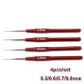 for Hair Extension Micro Hook Braiding Hair Hair Making Tools Dreadlock Crochet Needle Braid Maintenance Braiders Knitting Hooks. 