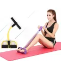 Pull Reducer Body Shape Trimmer Body Shaper - Multi Color Pull Reducer Body Trimmer Resistance Band Gym,Yoga Sports Exercise Equipment for Lose Waist Weight Reduce Tummy Trimmer   Fitness Resistance Bands With Handle,Foot Pedal Exerciser,Yoga Body Shaper. 