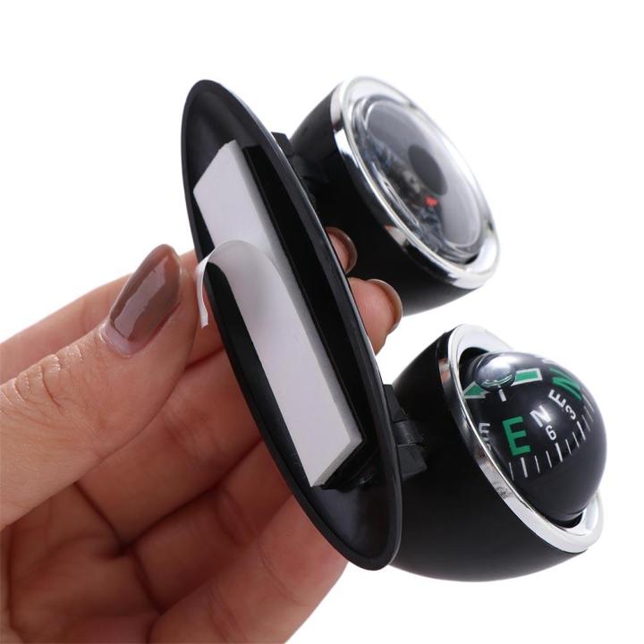 Dashboard Car Compass Navigation Tools Shaped Vehicle Compass 2 In 1 ...