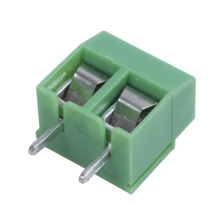 50%20Pieces%202%20Pin%205%20mm%20Pinch%20PCB%20Mount%20Screw%20Terminal%20Block%20Connector%20300V%2010A%20(Green)%20-%20Image%205