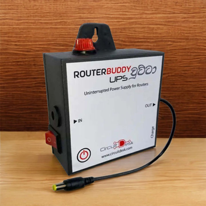 [RouterBuddy UPS Chutta - RBUC09] Mini Uninterrupted Power Supply/Battery Backup/Mini UPS for 9V 4G/ADSL WiFi Routers