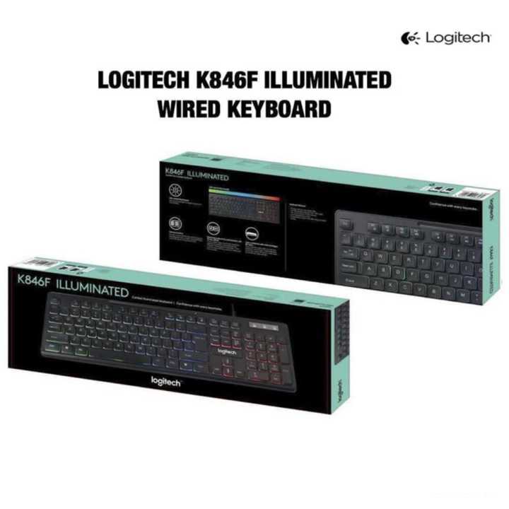 Logitech Illuminated Wired Keyboard (K846F)