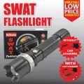 SWAT Flashlight Rechargeable 3.7V LED Heavy Duty Torch Ideal for Tactical and Outdoor Needs. 