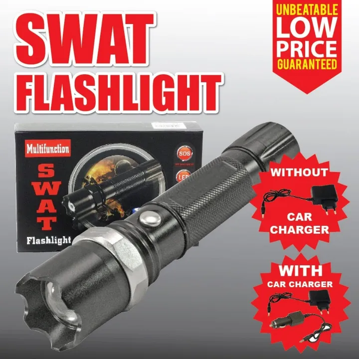 SWAT%20Flashlight%20Rechargeable%203.7V%20LED%20Heavy%20Duty%20Torch%20Ideal%20for%20Tactical%20and%20Outdoor%20Needs%20-%20Image%202