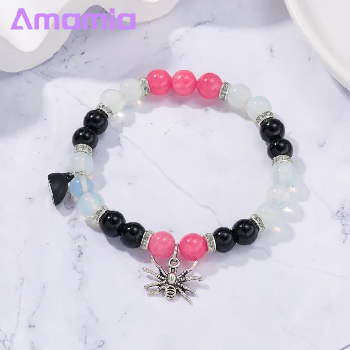 Heart-shaped%20Couple%20Bracelet%20Spider%20Heart%20Magnetic%20Couple%20Bracelet%20Colorful%20Beads%20Jewelry%20Gift%20for%20Halloween%20less%20Than%20-%20Image%206