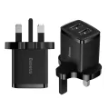 Baseus 10.5W Dual USB Port UK Pin Adapter. 