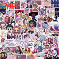 New Derpy Tiger Kpop Demon Hunters Stickers DIY Anime Movie Cartoon Decals Waterproof Graffiti Saja Boys Stickers Laptop. 