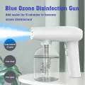 Handheld Blue Light Ozone Disinfection Gun Sprayer Portable Charging XSD031 pro - white. 