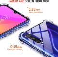 For Xiaomi Mi A3 Back Cover Shockproof Transparent Soft TPU Silicone Protector Phone Case with Shock Absorption Bumper Corners. 
