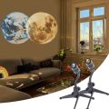 【ZOSR】MKEB 360° Rotatable 2 In 1 Christmas Gift Planet Kids Bedroom Sky Night Light Projector Desk Lamp LED Lamppersonalized gift ideaslights for ceiling design. 