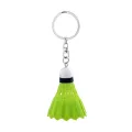 Mini Badminton Keychain - Cute Sports Gift, Metal Keyring. 