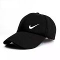 Adjustable Baseball Cap with Sun Visor - Black. 