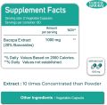 Oladole Natural Bacopa Extract 1000mg- 120 Capsules | Supports Cognitive Support, Memory Enhancement, Stress Relief, Focus & Mental Clarity, Antioxidant | Premium Brain Health | Non-GMO (FROM DUBAI). 