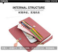 Yfashion Women Short Wallet 3-folds PU Leather Horizontal Square Purse ID Bank Card Money Holder. 