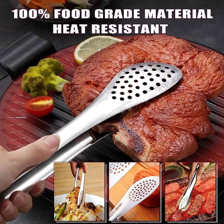 Heavy%20Duty%20Food%20tong%20Kitchen%20tong%20Portable%20Stainless%20Steel%20Fruit%20Steak%20Food%20Clip%20Barbecue%20BBQ%20Tongs%20-%20Image%202