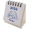 2022 cartoon small desk calendar desktop desk calendar schedule punch table double coil calendar. 