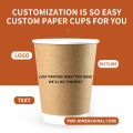 10/20pcs Double Wall Kraft Paper Cups Insulated Paper Coffee Cup With Lid Hot/Cold Beverage Party Drinking Accessorie. 