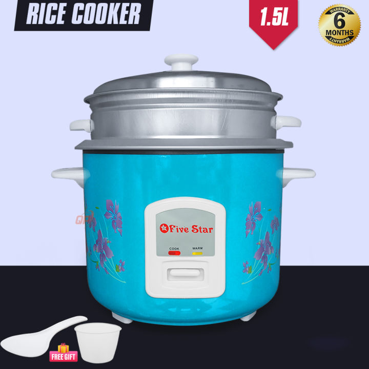 1.5L Five Star Kitchen Rice Cooker FREE Measuring Cup and Spoon