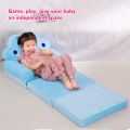 Toddler Armrest Chair Bed Fold Out To Lounger Triple Folding for Reading for Kids. 