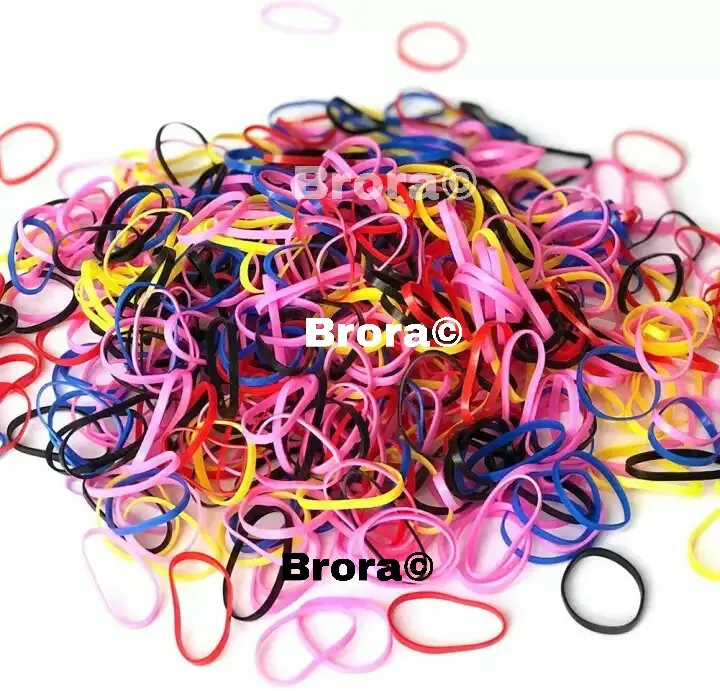 Hair Tie Elastic Rubber Bands For Baby Girls, Kids 245 Pcs