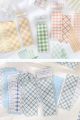 Panda Online 100 Sheets Semi Sugar Lattice Series Grid Memo Pad Checkered Sticky Notes Album Diary Journal Decorative DIY Scrapbooking. 