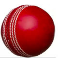 Ball Red Leather Cricket Ball - 5 1/2 Oz. 