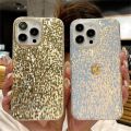 HODON Bling Glitter Diamond Lattice Rhinestones Sequins Phone Case For iPhone 15 12 13 14 Pro Max 15 Plus Cases Electroplated Sparkling Protection Back Cover. 