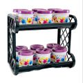 Premium Quality Plastic Kitchen Spice Rack Set. 