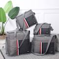 【WEJA】SKAB Portable Travel Aluminum Film Inside Thermal Insulated Large Capacity Handbags Cooler Bag Lunch Bags Food Storage Box Picnic Bag. 