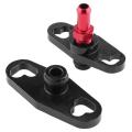 Car Fuel Rail Pressure Regulator Adapter Perfect Matching with Fittings for Toyota Nissan. 