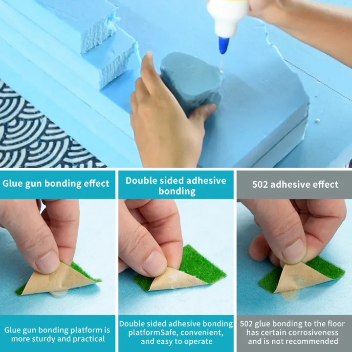 Blue%20Foam%20Board%20Diy%20Model%20Material%20Diorama%20Base%20Foam%20Bricks%20Sheet%20Crafts%20Sand%20Table%20Miniature%20Scenery%20Building%20Kit%2030x20x5/2cm%20-%20Image%203