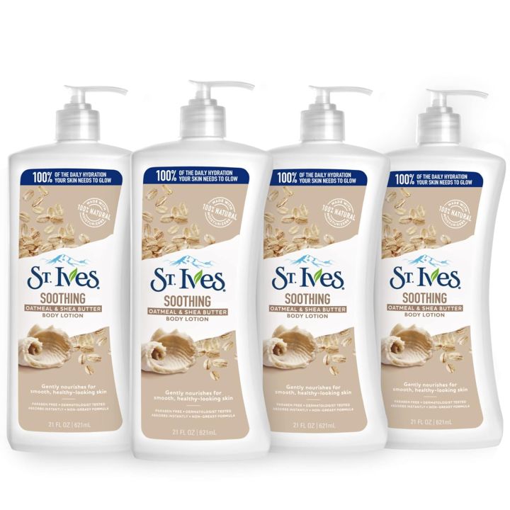 St.%20Ives%20Soothing%20Body%20Lotion%20(Oatmeal%20&%20Shea%20Butter)%20-%20621Ml%20Usa%20-%20Image%203