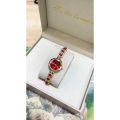 [ New Hair Straightener ] Antique Style · High-end small dial bracelet watch in cherry red · 6912 —— H. 