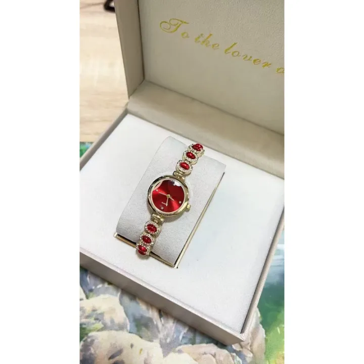 %5B%20New%20Hair%20Straightener%20%5D%20Antique%20Style%20%C2%B7%20High-end%20small%20dial%20bracelet%20watch%20in%20cherry%20red%20%C2%B7%206912%20%E2%80%94%E2%80%94%20H%20-%20Image%202