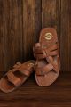 Mens Genuine PU Leather Sandals for men. 