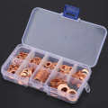 200Pcs Copper Flat Was rs Gaskets g Seal Assortment Kit M5 M6 M8 M10 M12 M14 Hot Sale. 