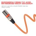 6pcs 1.5M/5ft XLR Cable DMX tage Light Cable 3-Pin XLR Male to Female Plug PVC Jack. 