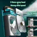 3-in-1 Fan, Air Conditioner, and Small Air Cooler with LED Night Light for Home. 