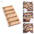 Glasses Display Case Wood Eyeglasses Frame Stand for Desktop Compartments. 