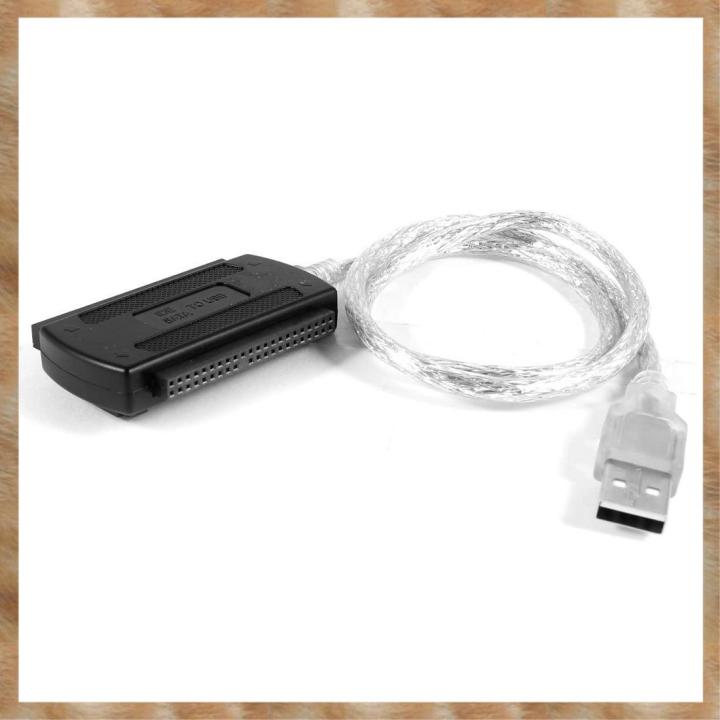 Kqueebee PC USB 2.0 to SATA IDE 40 Pin Cable Adapter for 2.5 3.5 Hard Disk