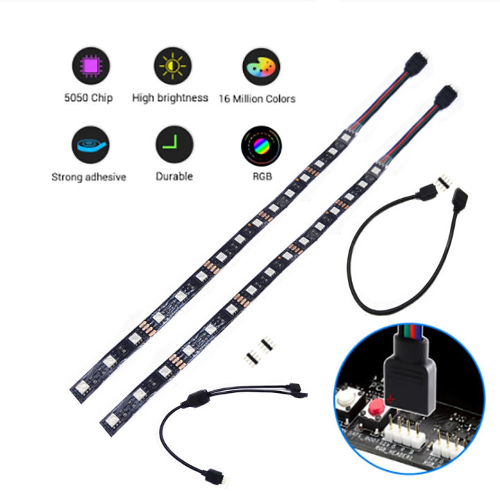 12v%20Rgb%20Led%20Strip%20Pc%20Computer%20Case%204pin%20Headers%20Led%20Strip%20Mainboard%20Control%20Panel%20Rgb%20Header%20Gamer%20Cabinet%20Tape%20Neon%20-%20Image%202