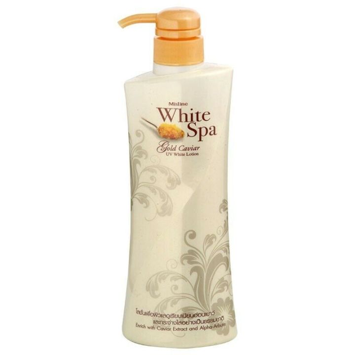 Mistine White spa gold caviar whitening moisturizing lotion  (200 ml)
