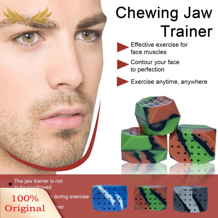 SuperRide Jawline Exerciser 1 Pair Jawline Exerciser 2pcs Men Women 3 Resistance Levels Silicone Trainer Powerful Beginner Tablets Professional Masseter Muscle Defined Jawline Tool