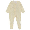 Baby Sleep Suit Yellow Check Printed 3-6months. 
