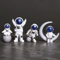 3/4Pcs Astronaut Figure Statue Figurine Spaceman Sculpture Educational Toy Desktop Home Decor Astronaut Model For Kids Gift Moyao. 