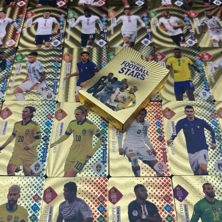 Star Collection Card Football FIFA All-Star Collection Cards Colourful Gold Silver Black ...