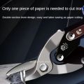 Iron Sheet Scissors Tin Sheet Metal Snip Aviation Scissor Multifunctional Metal Cutting Straight Bent Scissor Industrial Tools. 
